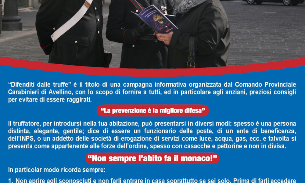 Foto Locandina Carabinieri