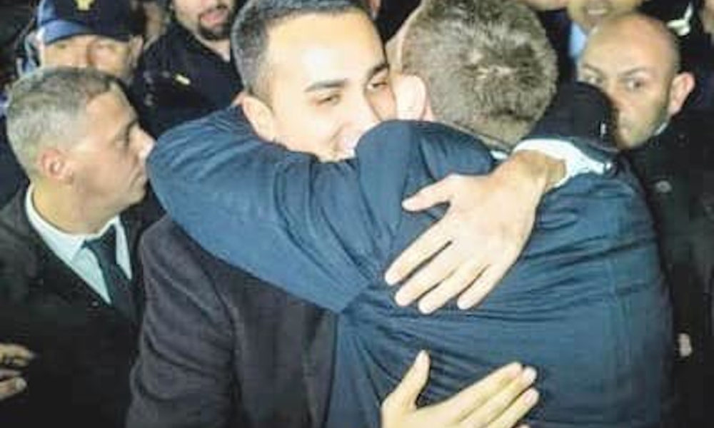 Andrea Caso e Luigi di Maio