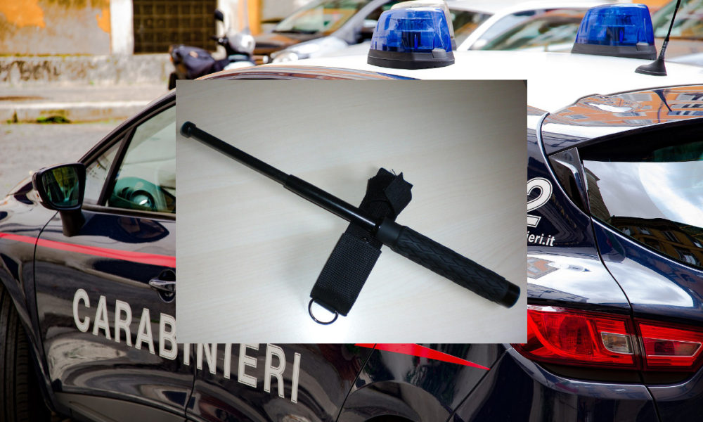 Manganello, Vettura Carabinieri