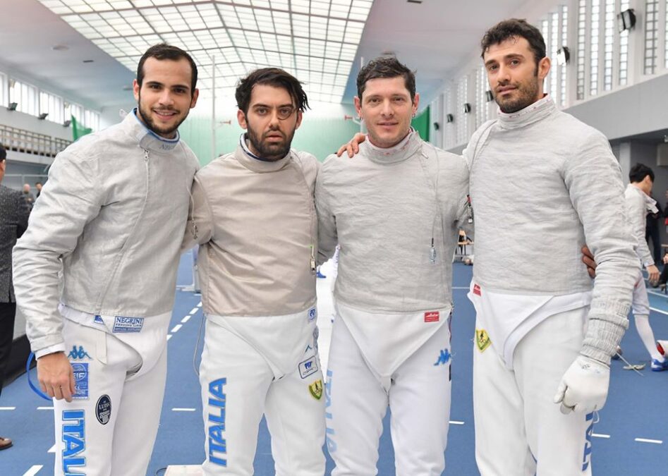 ITALIA SCIABOLA MASCHILE VARSAVIA2020 - FOTO: BIZZI TEAM