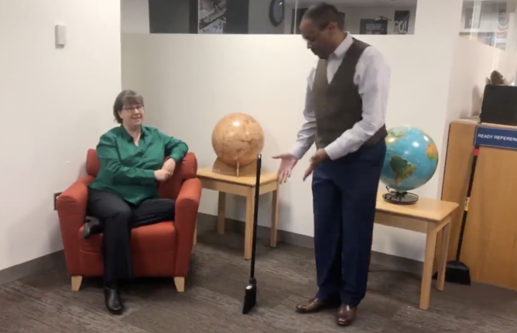 Video Nasa broomstickchallenge