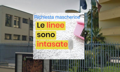 Mascherine Melito linee intasate covid-19