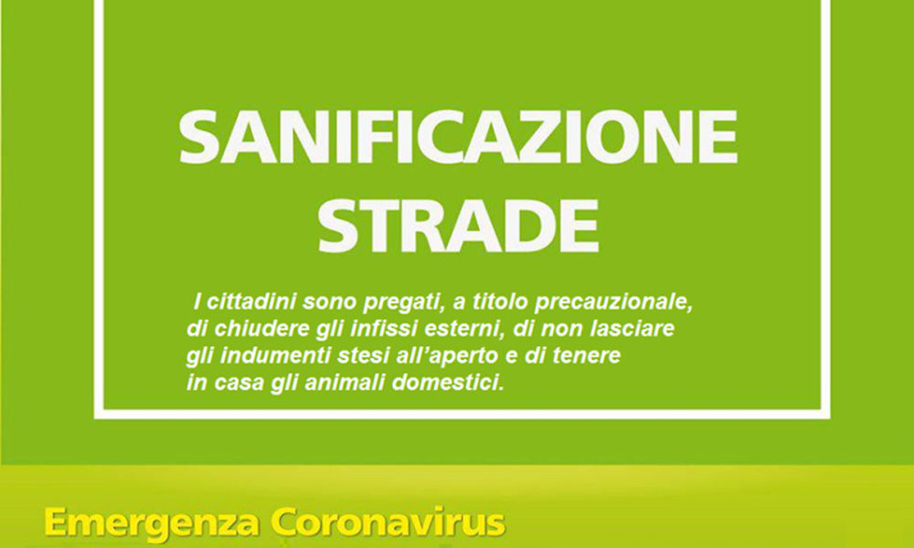 Sanificazione strade Melito