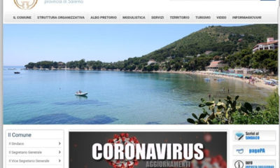 Sezione sito comunale Coronavirus