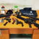 Armi e segni distintivi della Pollizia di stato Trovati a Giugliano