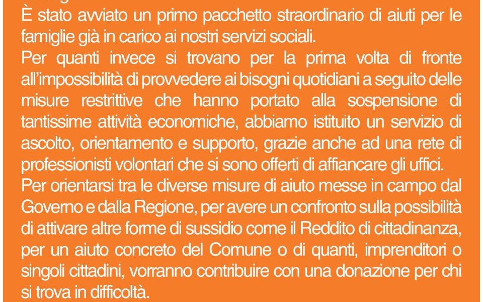 Monte di Procida sos coronavirus