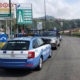 Auto contromano Polizia