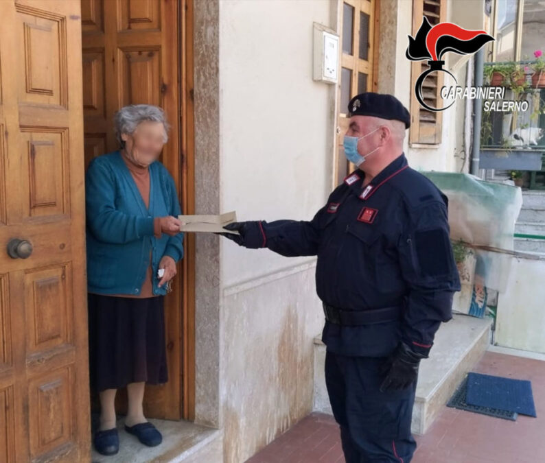 Consegna pensione Carabinieri