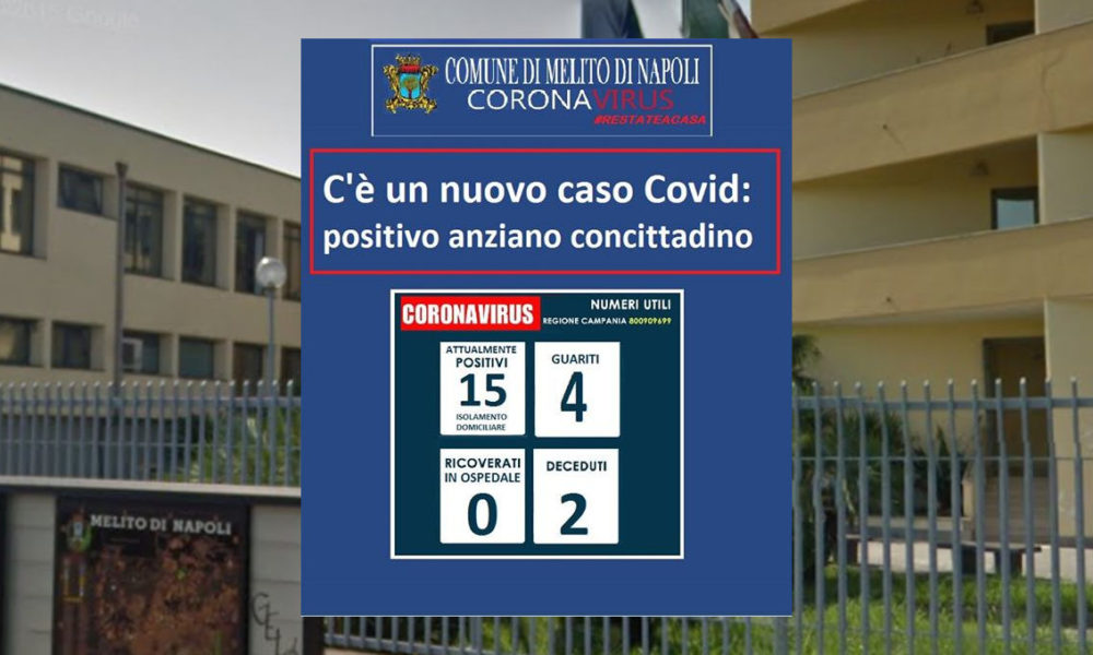 Municipio Melito 15 contagi 4 guariti 2 deceduti