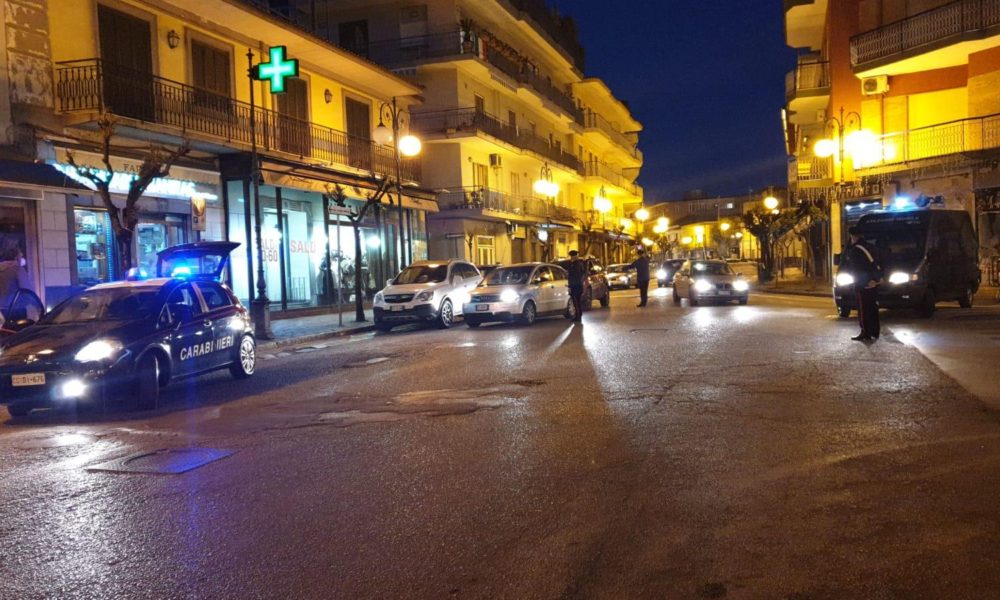 Operazione Carabinieri Qualiano anti covìd-19