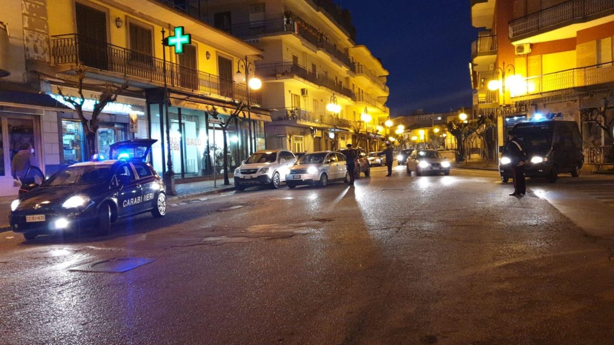 Operazione Carabinieri Qualiano anti covìd-19