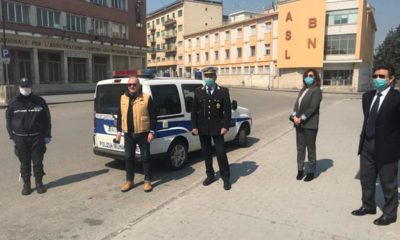 Polizia Municipale Benenvento con Dirigente Santamaria