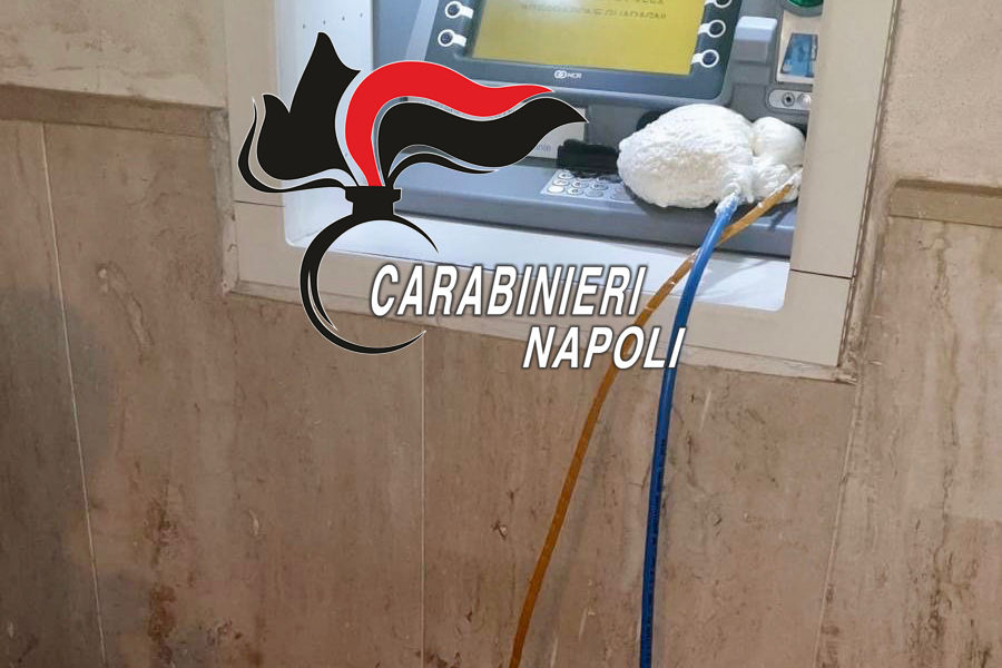 Terzigno Innesco per l'esplosione bancomat 25-04-20