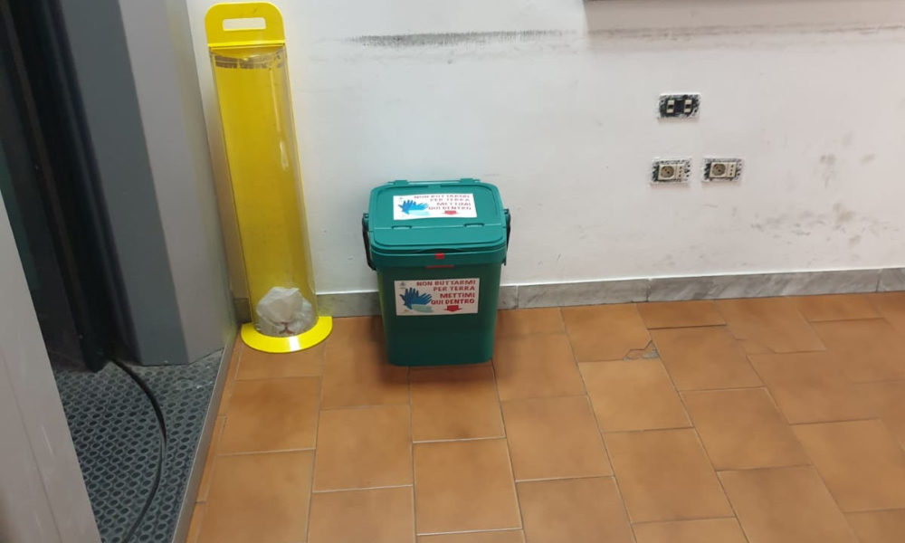 Cestini per guanti e mascherino Mugnano