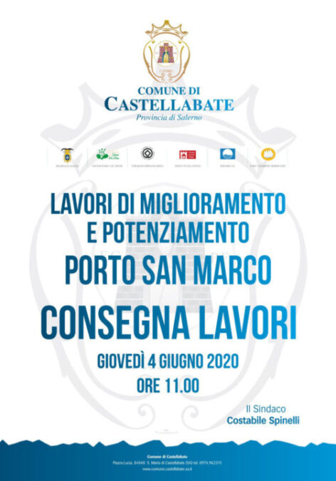 Manifesto lavori Porto San Marco Castellabate_2020