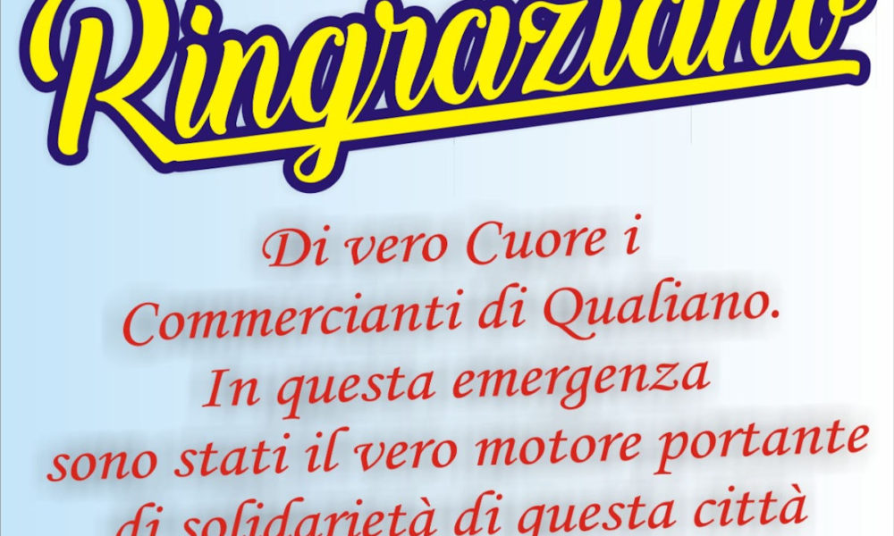 Manifesto ringraziamentoManifesto ringraziamento