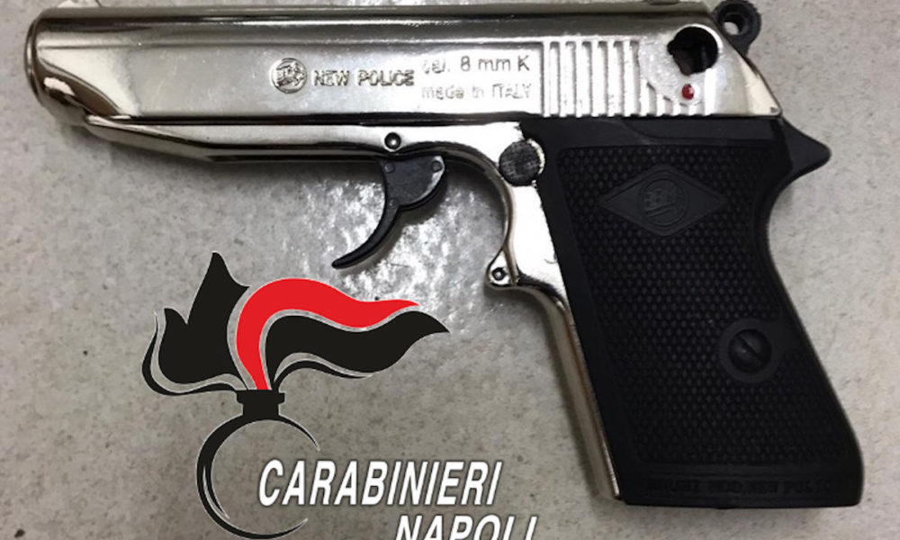 Qualiano pistola sequestrata la rapinatore