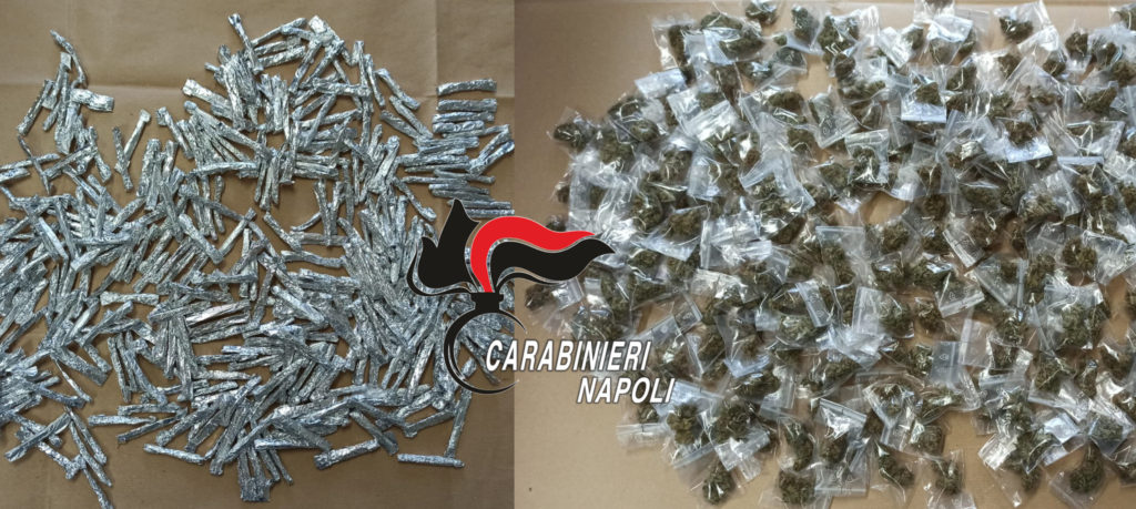 Droga sequestrata a Caivano 31 maggio 2019