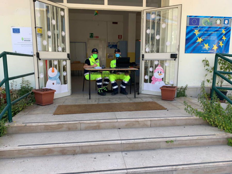 Distribuzione mascherine Monte di Procida