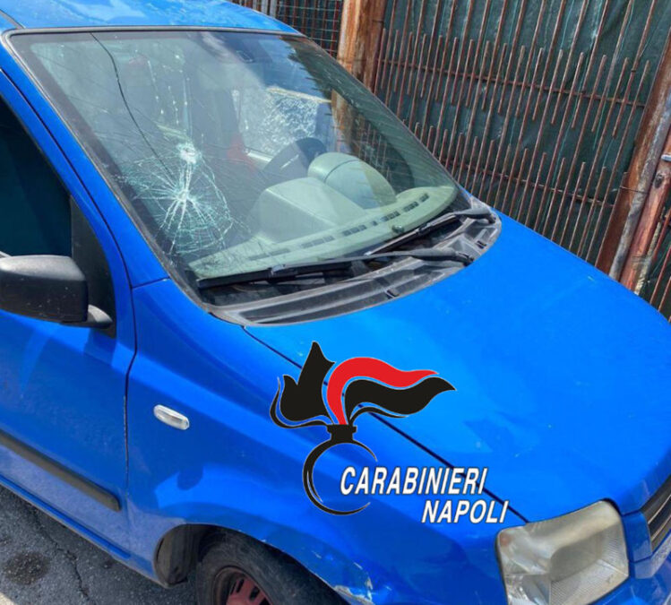 Auto presa a sprangate a scisciano