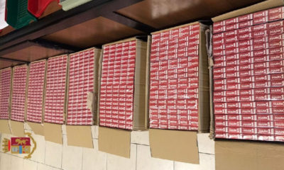 Sigarette di Contrabbando sequestrate dalla Polizia