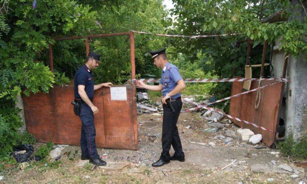 telese terme discarica abusiva rifiuti speciali