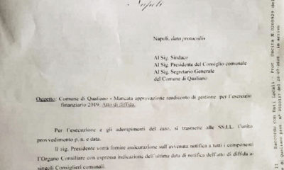 Diffida della Prefettura al comune di Qualiano