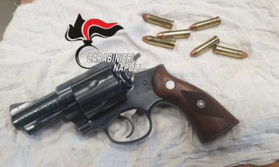 Revolver Ruger trovato a Scampia nella vela rossa