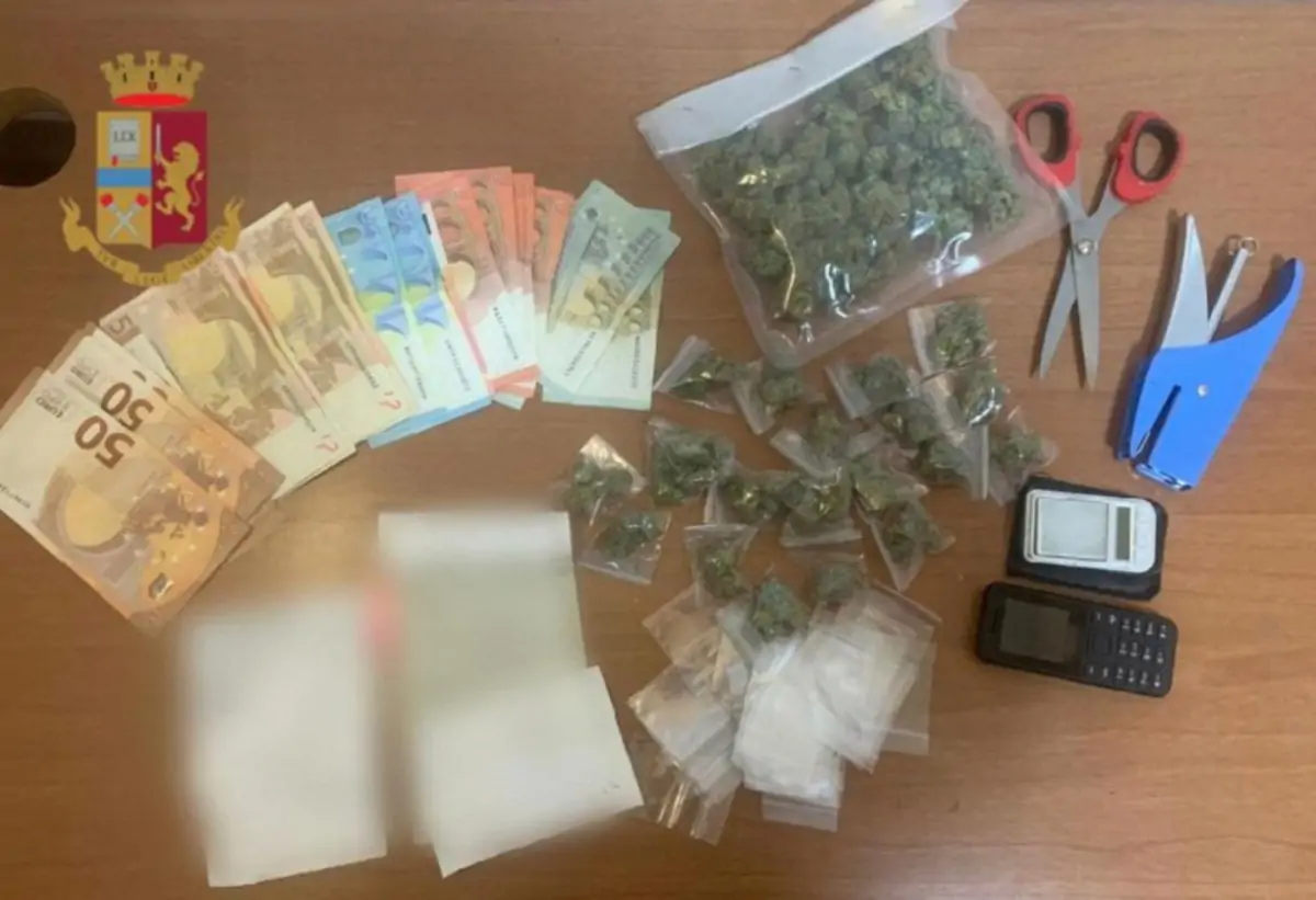 sorpreso con droga a pomigliano