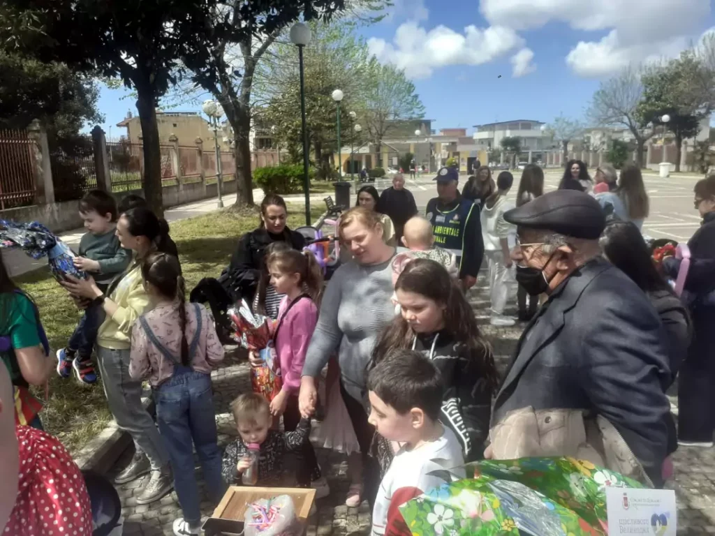 Uova di Pasqua in Villa Comunale