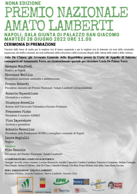 Countdown Premio Nazionale Amato Lamberti