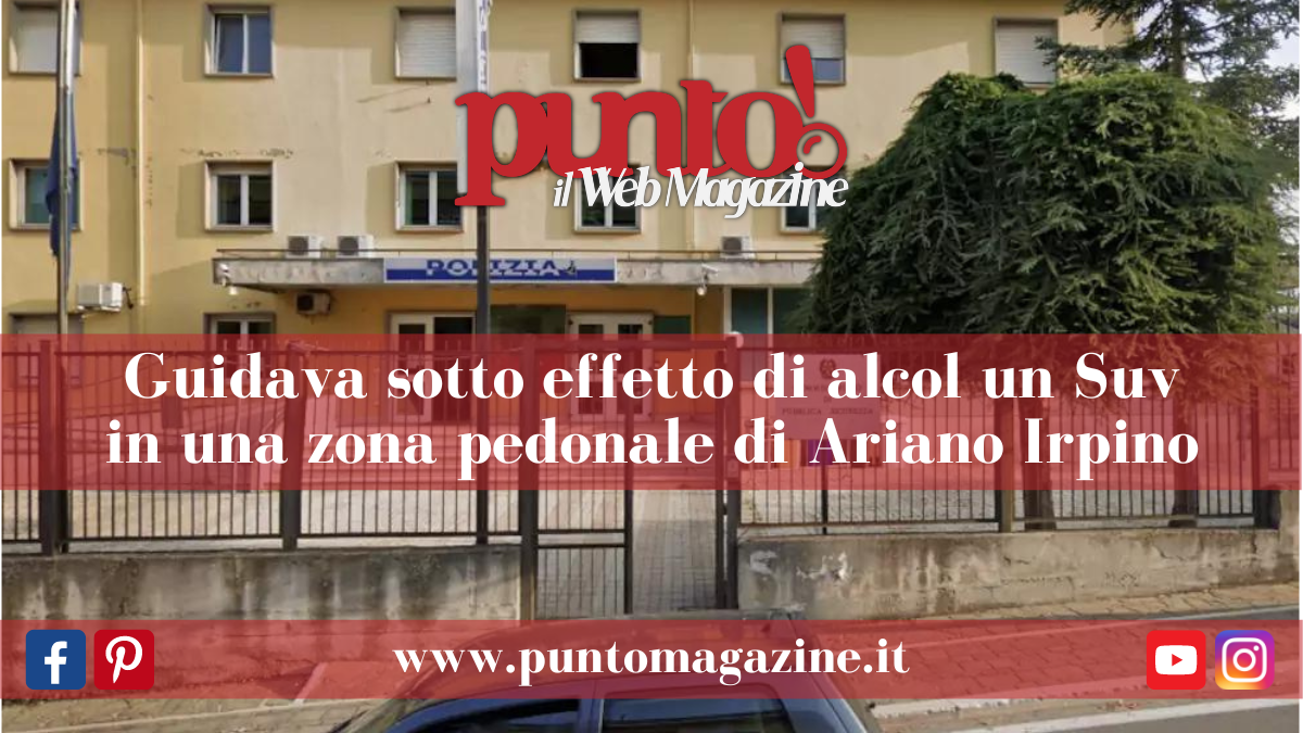 Ubriaco in un Suv in zona pedonale