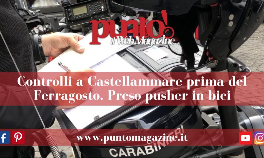 Preso pusheri in bici
