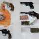 Sequestrate armi, cartucce e droga
