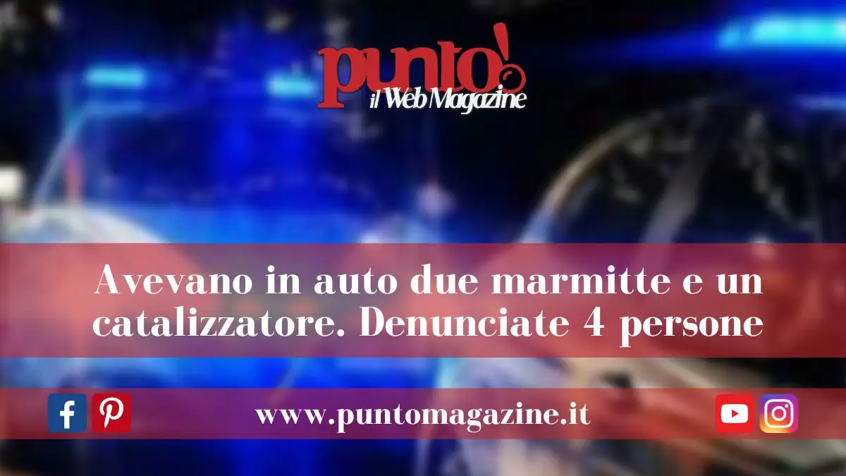 Barra: sorpresi con pezzi di auto