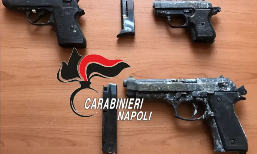 Trovate pistole in via Cosenza