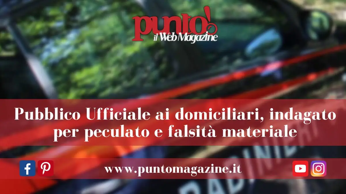 Peculato e falsità materiale a Benevento
