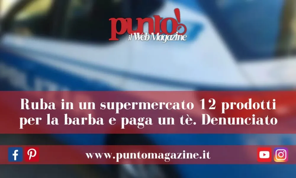 Ruba in supermercato a fuorigrotta