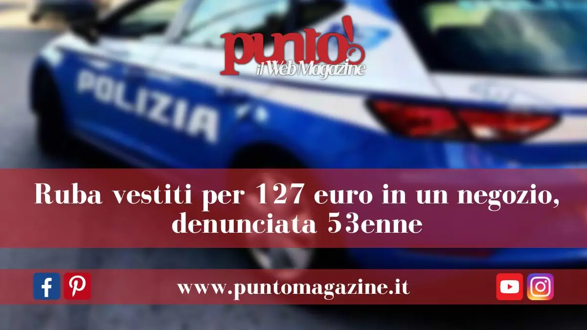 Ruba in un negozio al Vomero