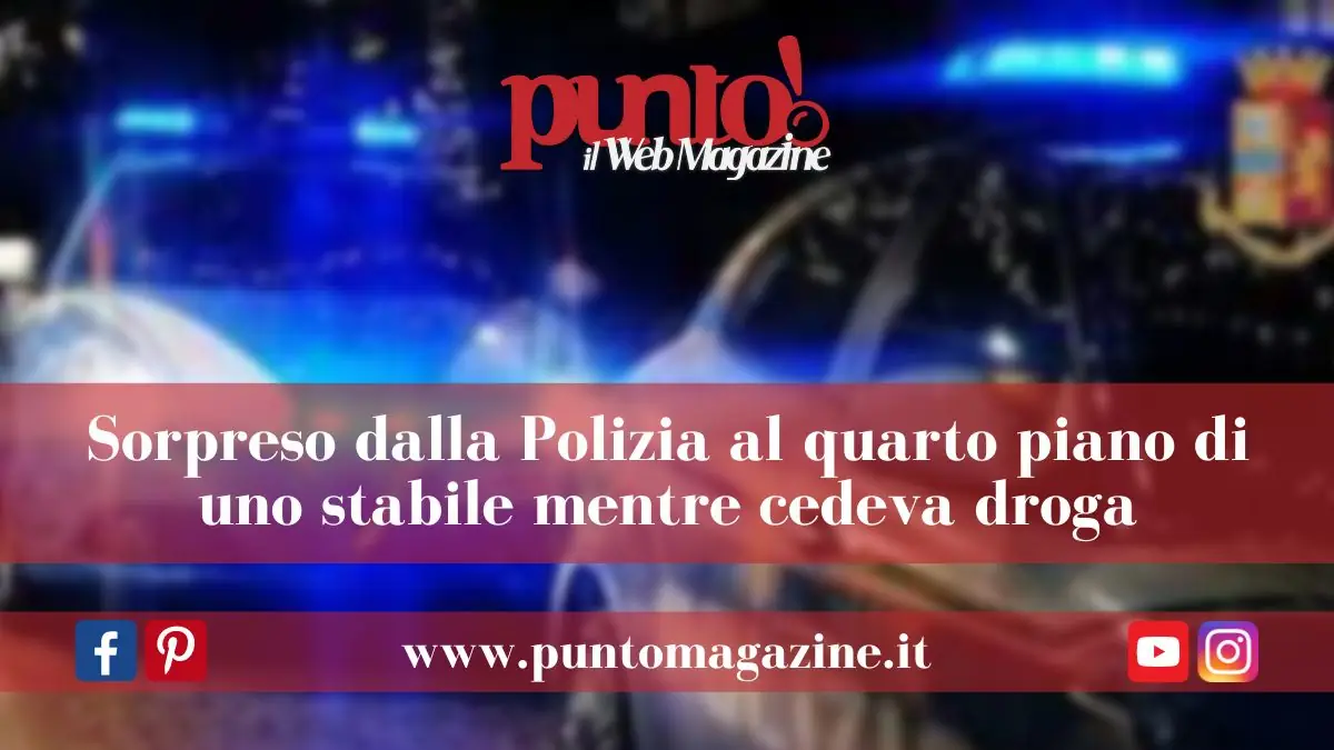 Spaccio di droga in via della Resistenza