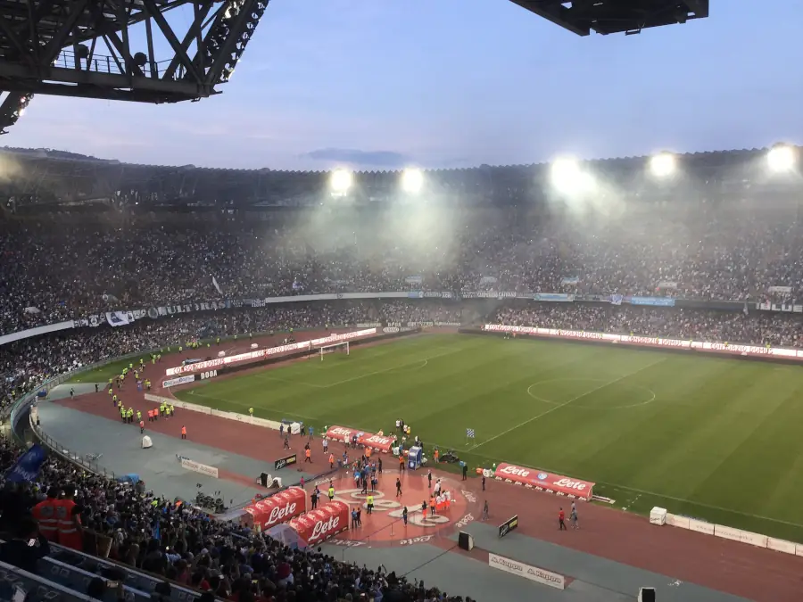 Servizi di controllo allo stadio Maradona