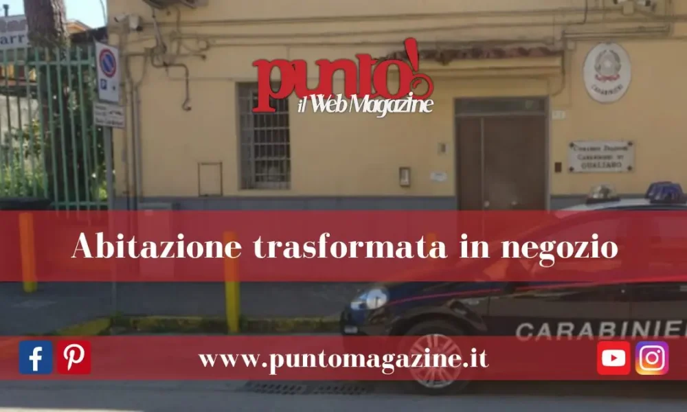 Abusivismo edilizio: abitazione trasformata in negozio