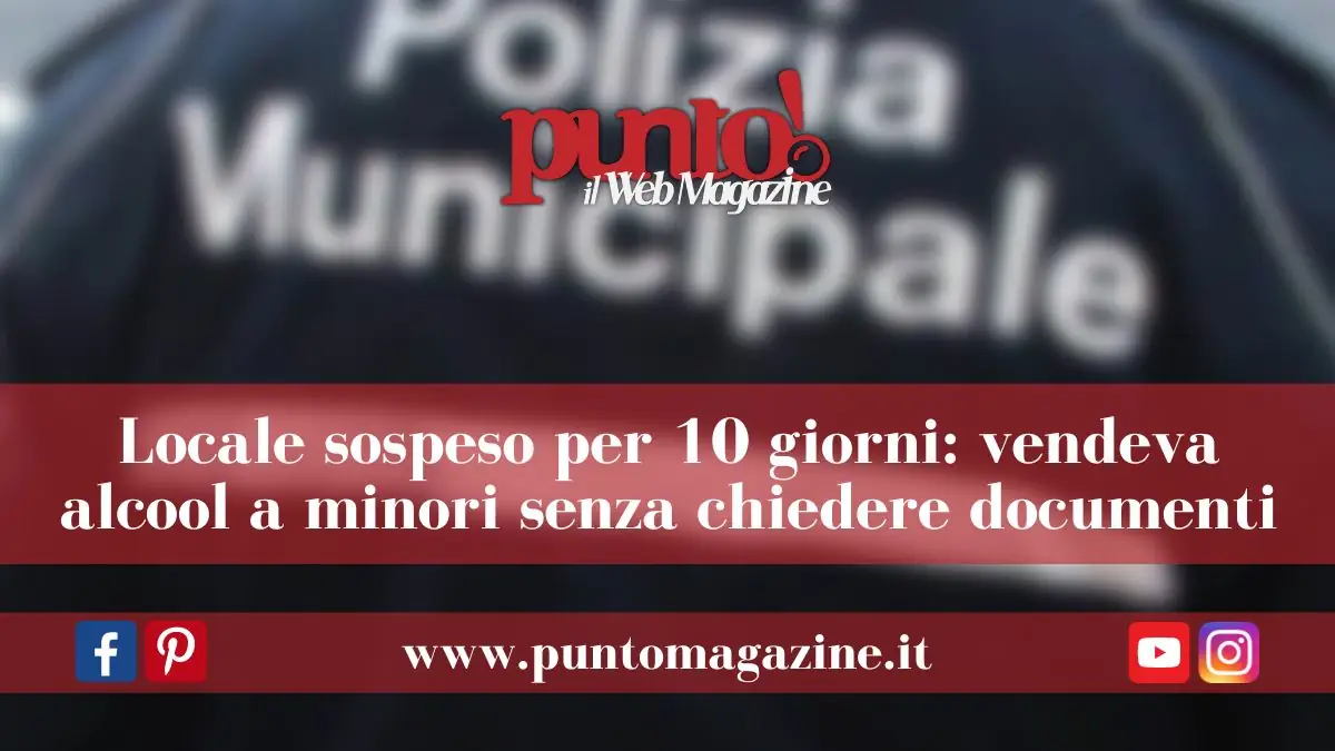 Alcool a minorenni nel Centro storico