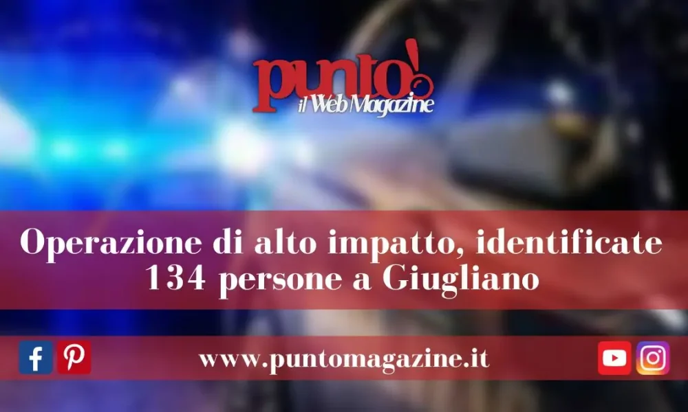 Operazione di alto impatto a Giugliano