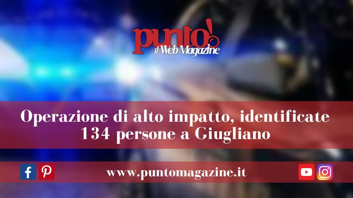 Operazione di alto impatto a Giugliano