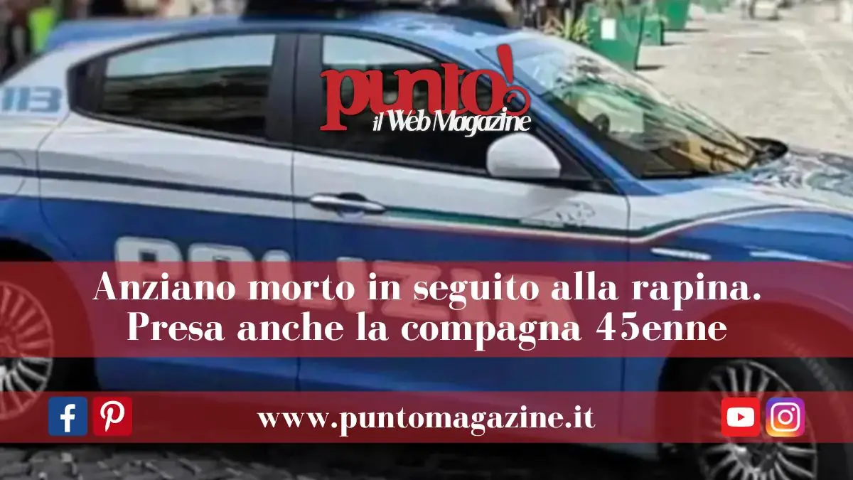 Anziano morto dopo rapina a Napoli