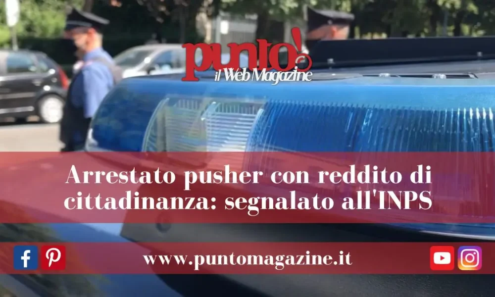 napoli attestato pusher con RdC