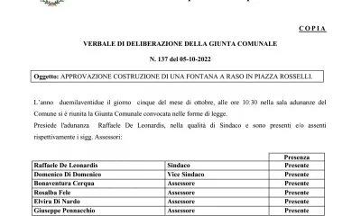 Qualiano fontana piazza rosselli