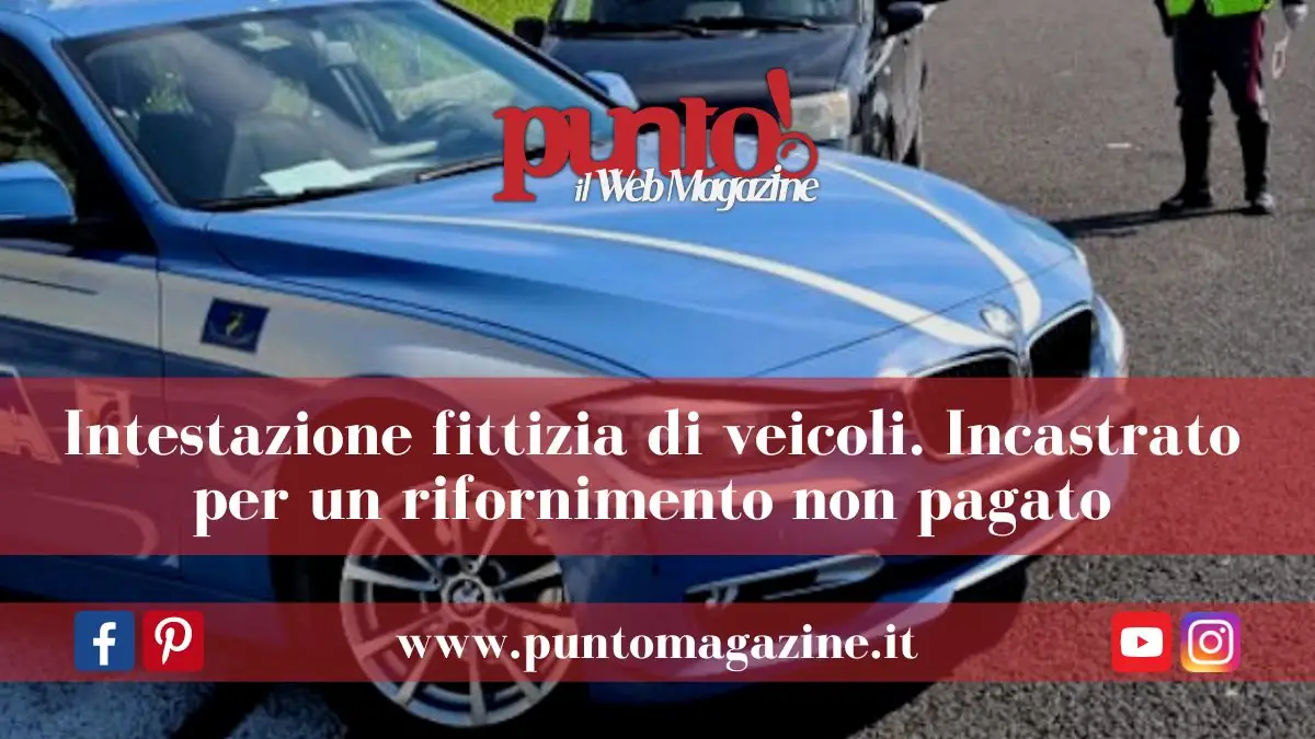 Intestati 82 veicoli: denunciato