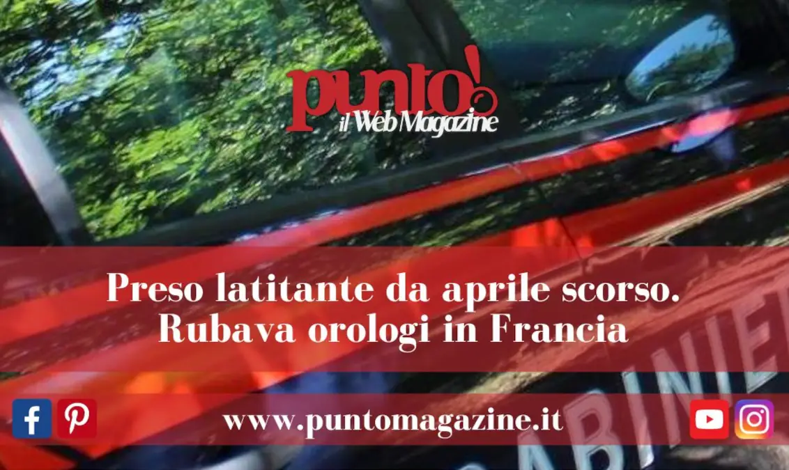Latitante da aprile: preso